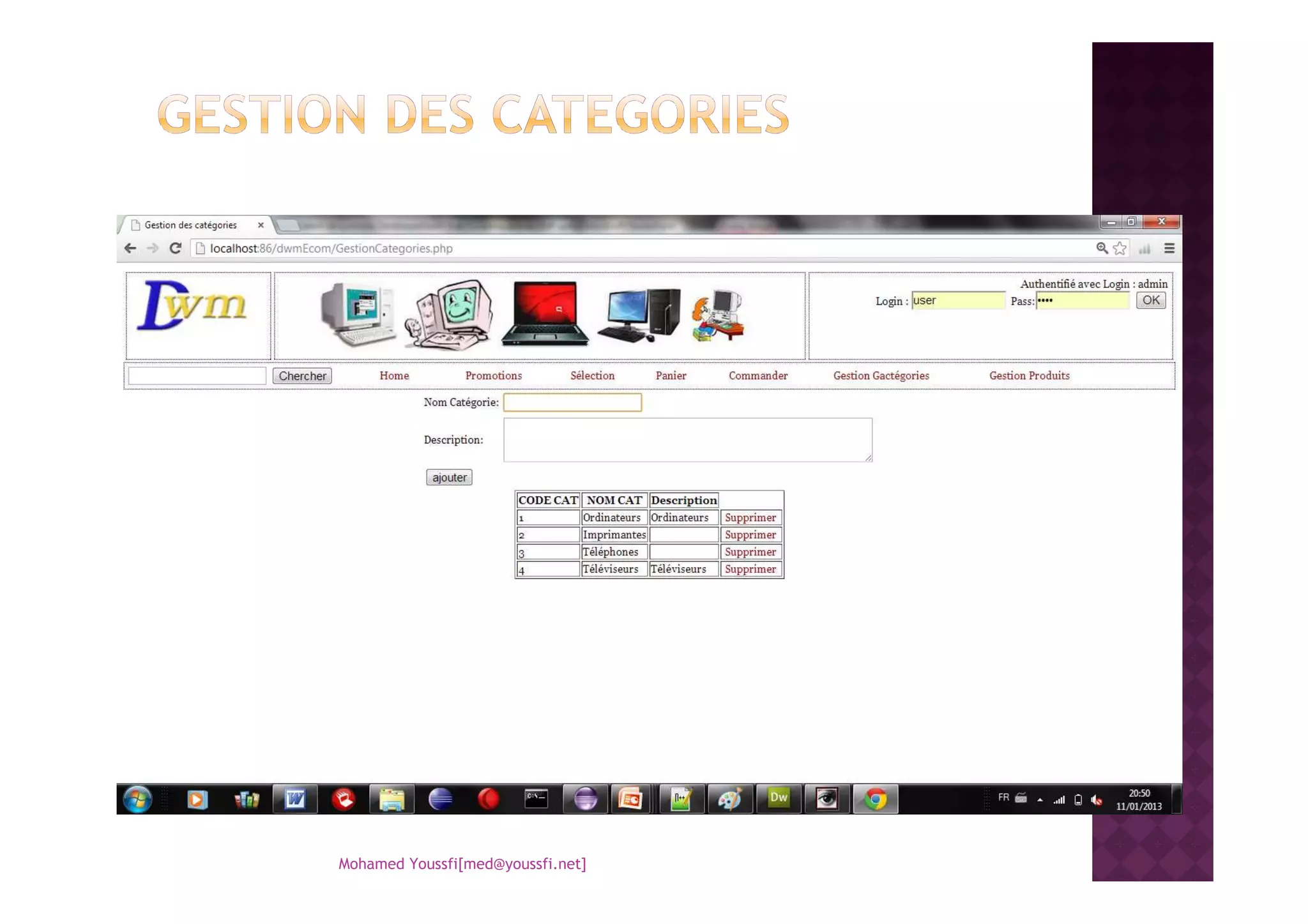 Mohamed Youssfi[med@youssfi.net]
 