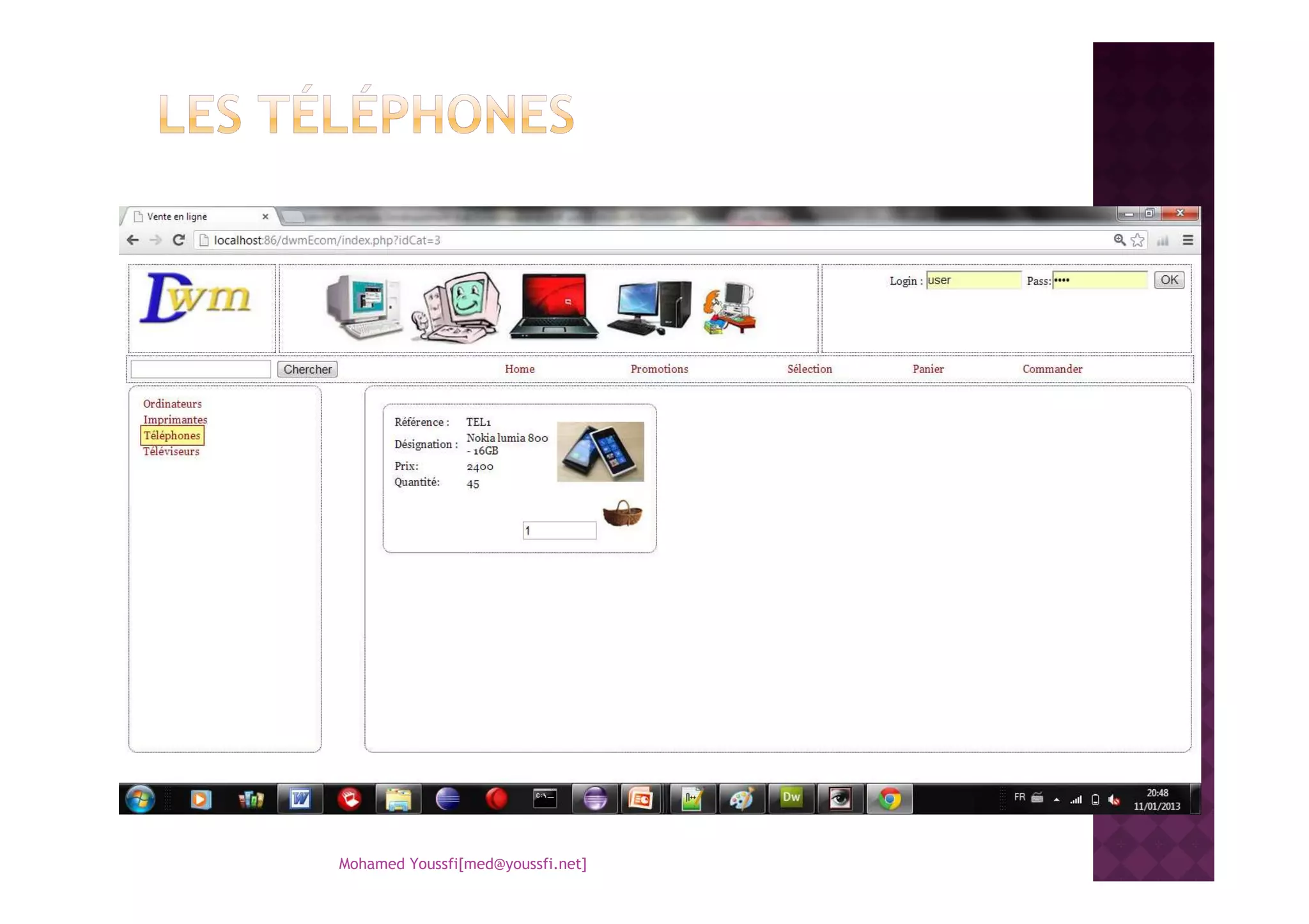 Mohamed Youssfi[med@youssfi.net]
 