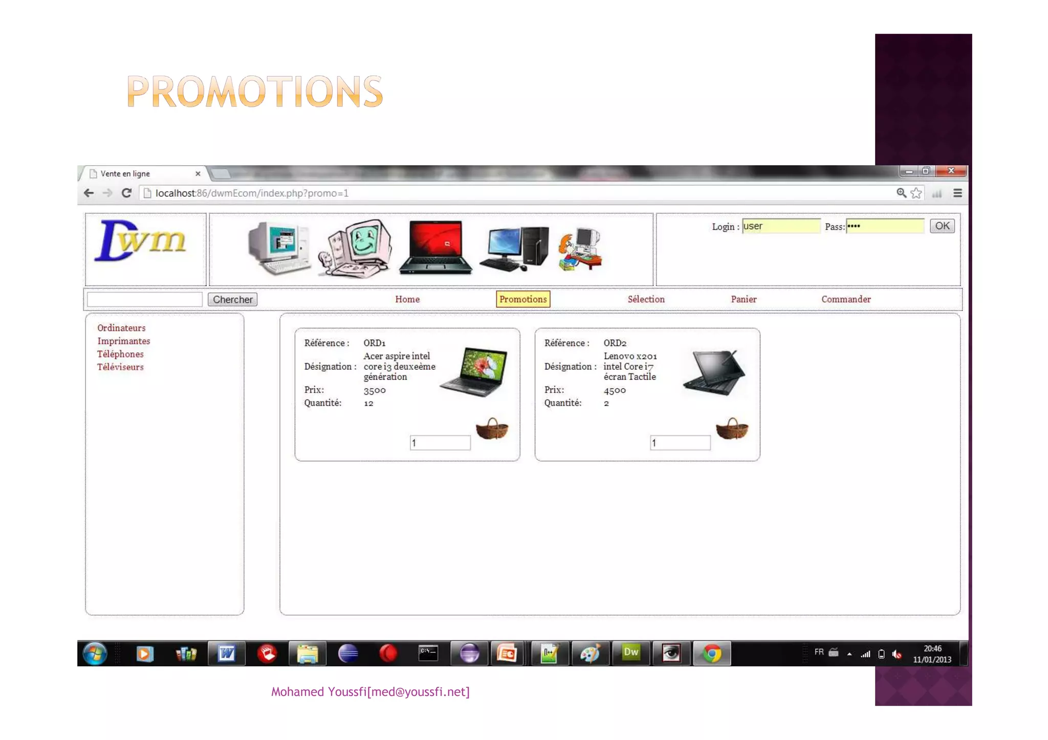 Mohamed Youssfi[med@youssfi.net]
 