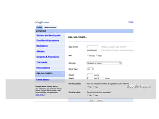 Aplicações Web 2.0 -  Saúde 