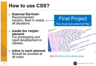 CSS Fundamentals: selectors and Properties | PPTX | Web Design and HTML ...