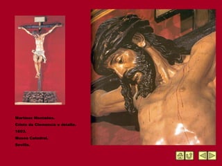 Martínez Montañés. Cristo da Clemencia e detalle. 1603. Museo Catedral, Sevilla. 