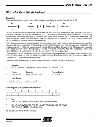 AVR or ATmega32 Addressing modes and Instruction set description .pdf