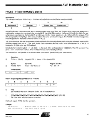 AVR or ATmega32 Addressing modes and Instruction set description .pdf