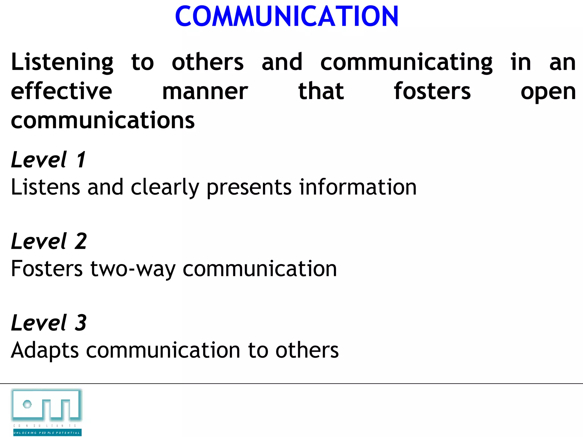 4 behavioural competency dictionary | PPT
