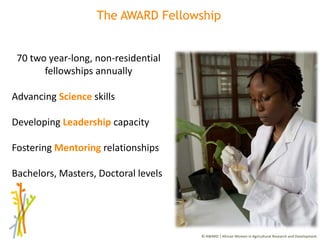 Session 4 Benefits and limitations of mentoring programs: AWARD