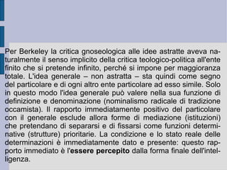 5. Il secondo Berkeley. George Berkeley 