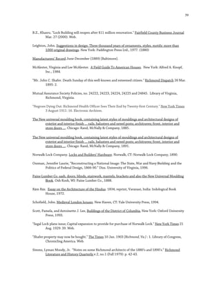 39



B.Z., Khasru. "Lock Building will reopen after $11 million renovation." Fairfield County Business Journal
         M...