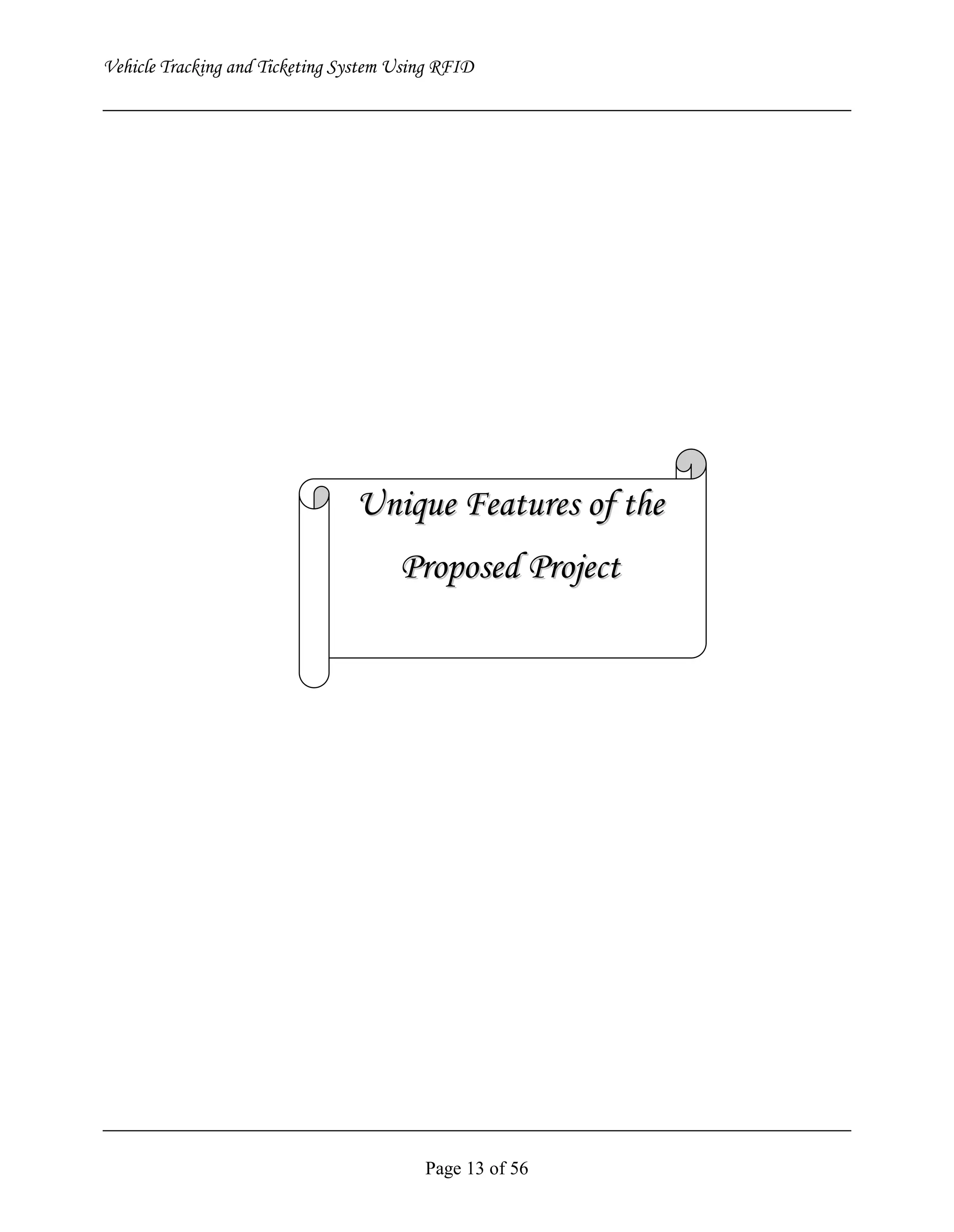 Vehicle Tracking and Ticketing System Using RFID Project (Complete Softcopy)