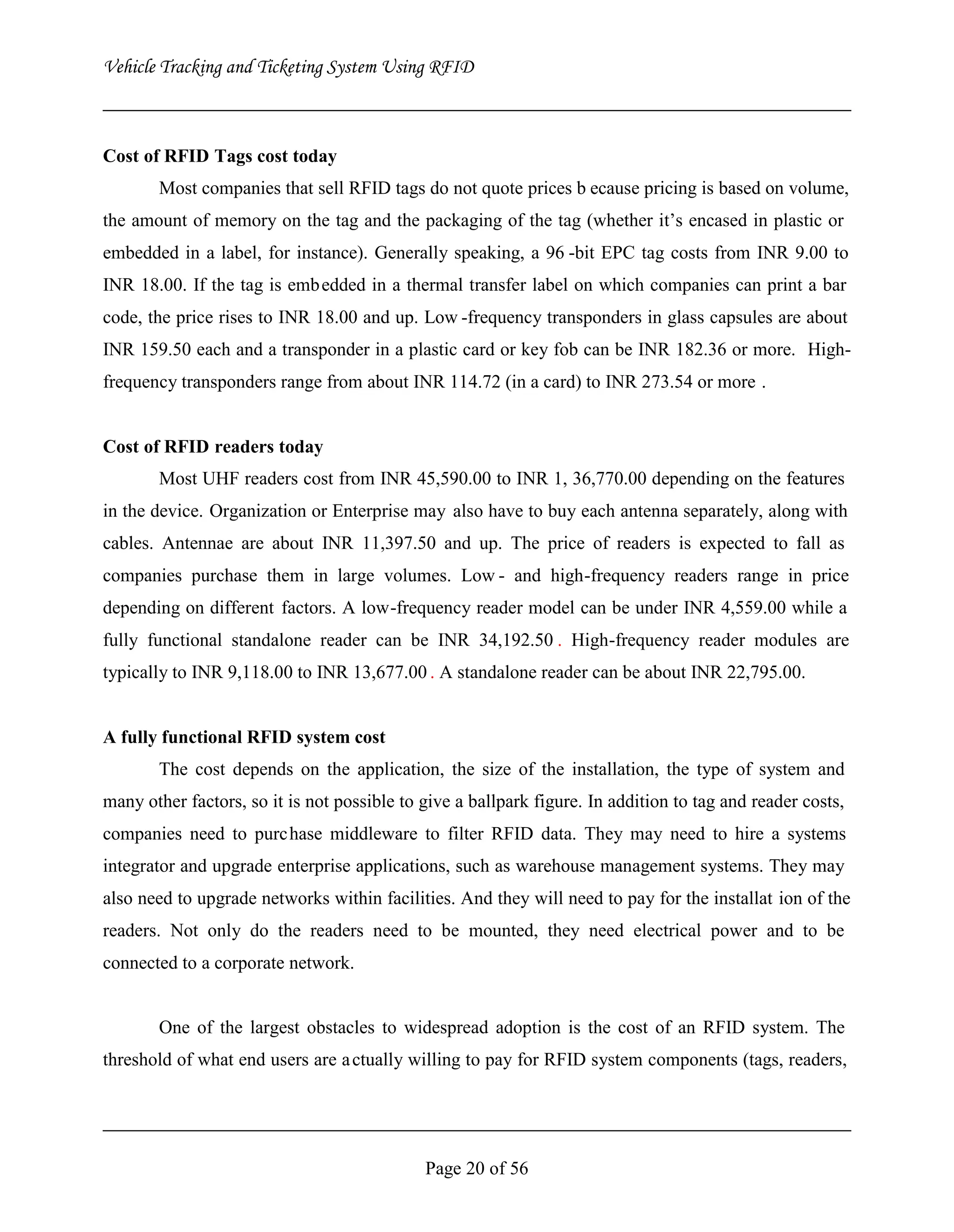 Vehicle Tracking and Ticketing System Using RFID Project (Complete Softcopy)