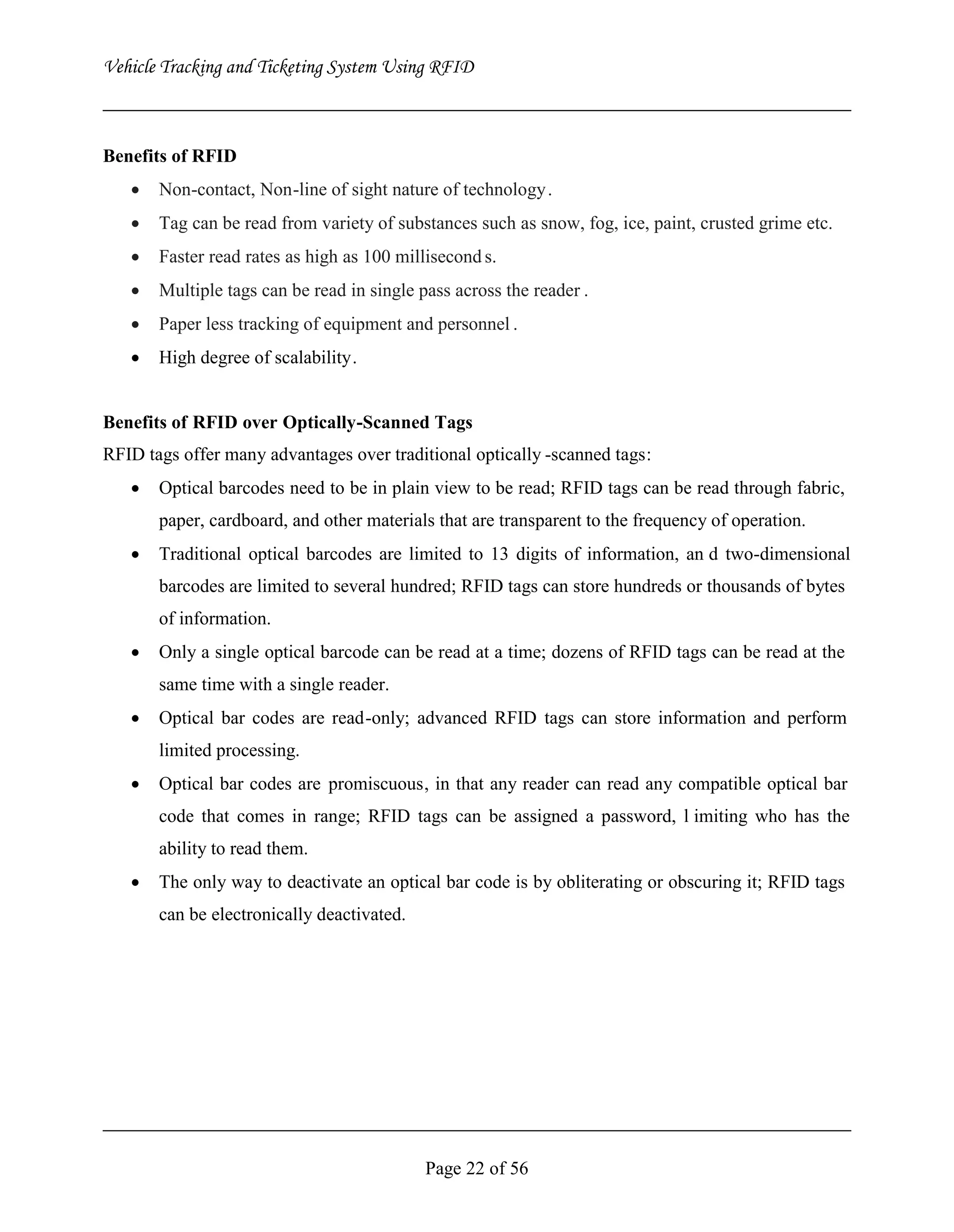 Vehicle Tracking and Ticketing System Using RFID Project (Complete Softcopy)