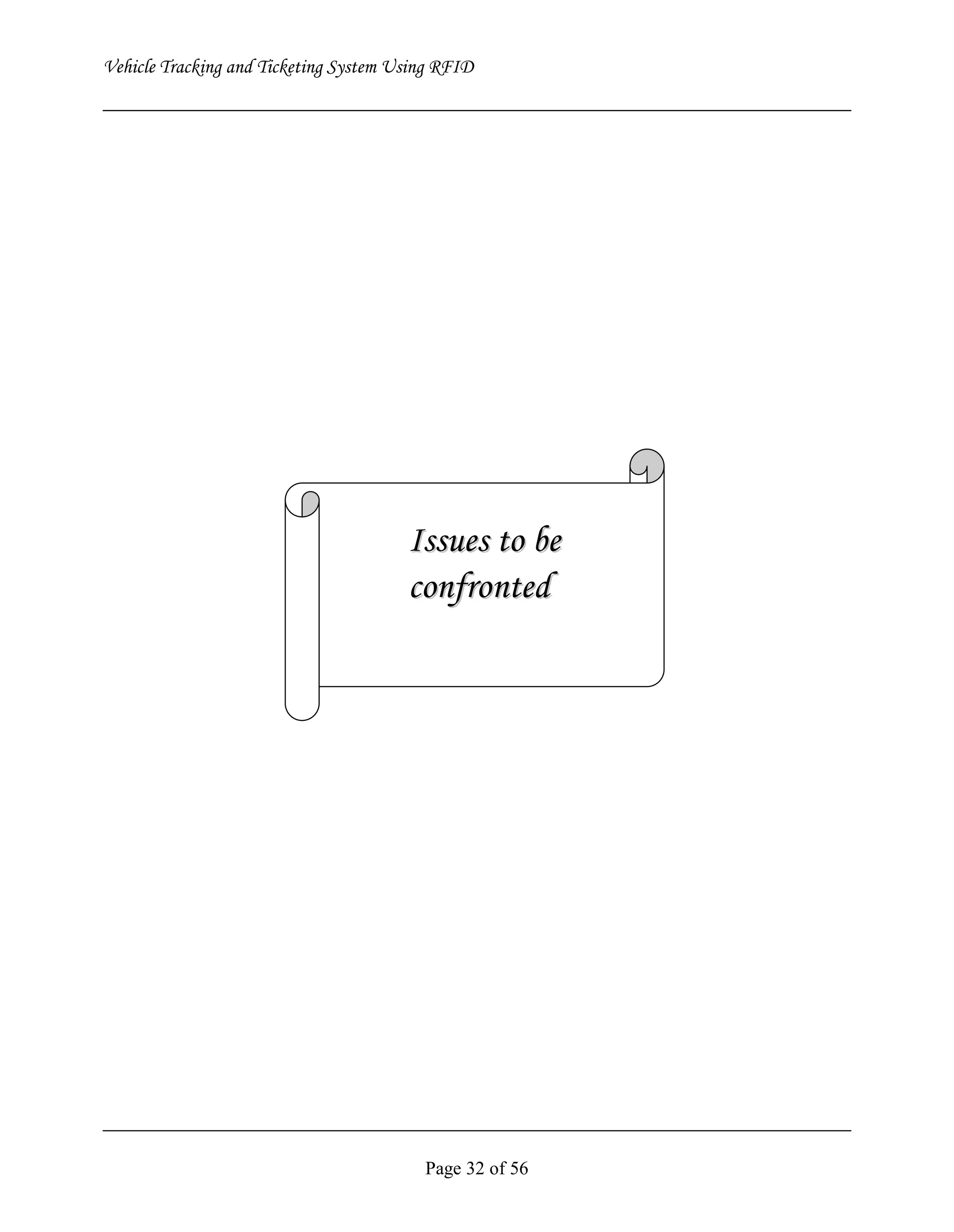 Vehicle Tracking and Ticketing System Using RFID Project (Complete Softcopy)