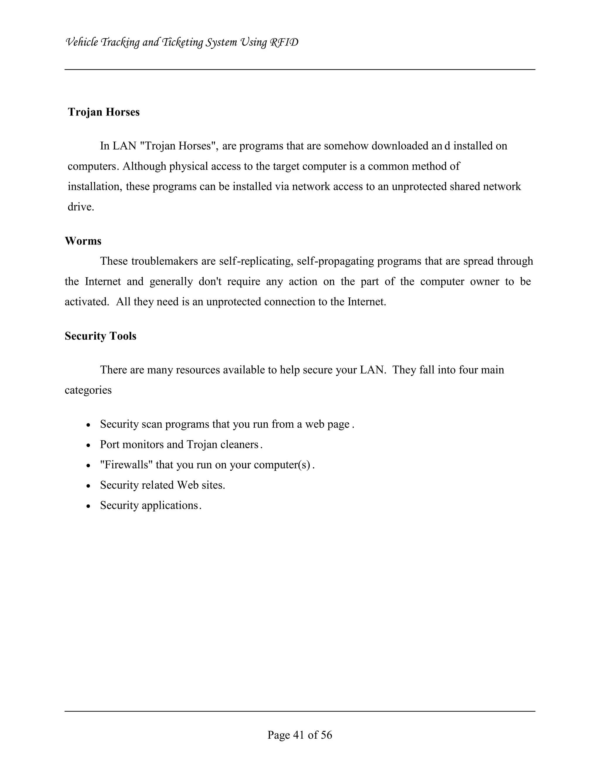Vehicle Tracking and Ticketing System Using RFID Project (Complete Softcopy)