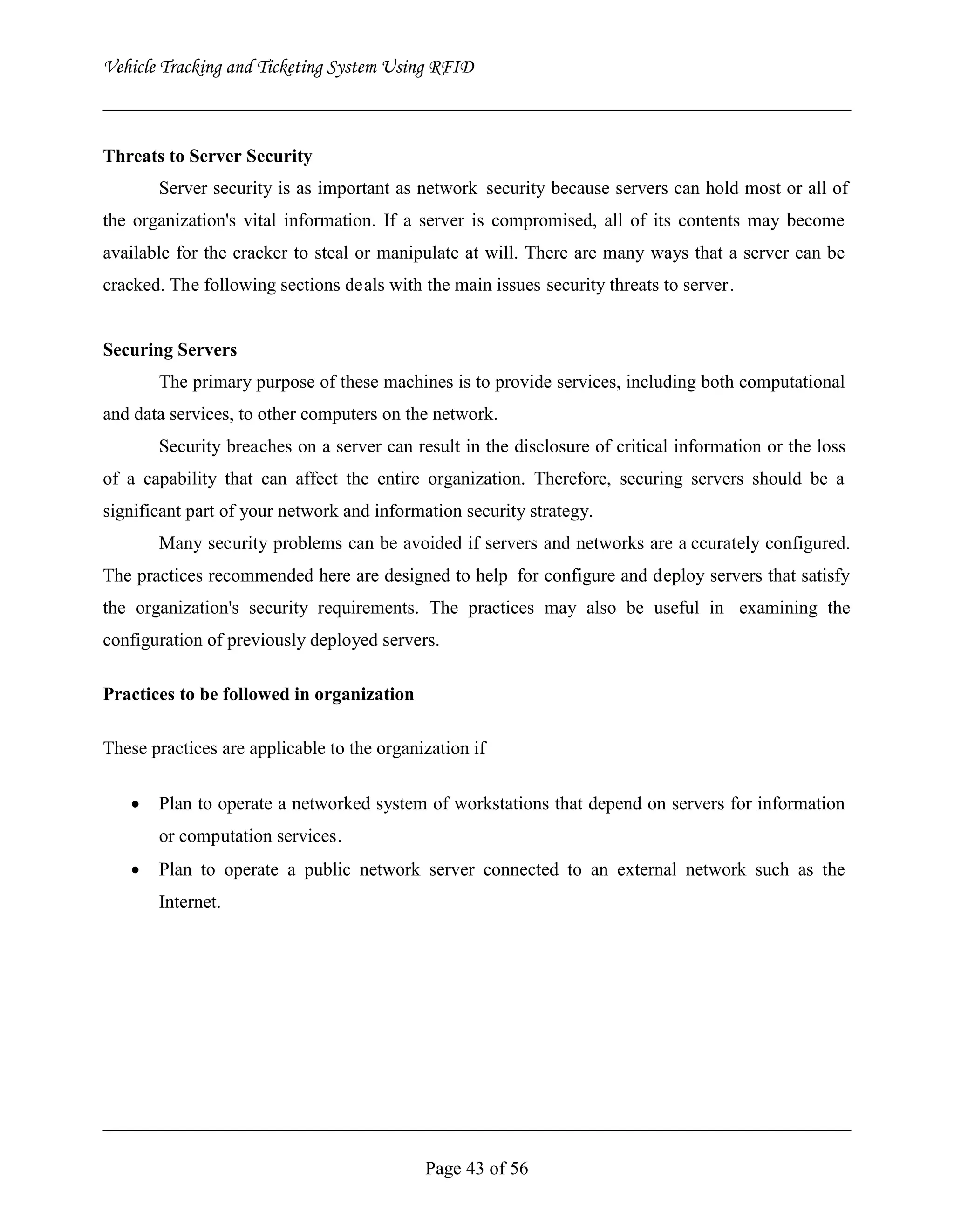 Vehicle Tracking and Ticketing System Using RFID Project (Complete Softcopy)