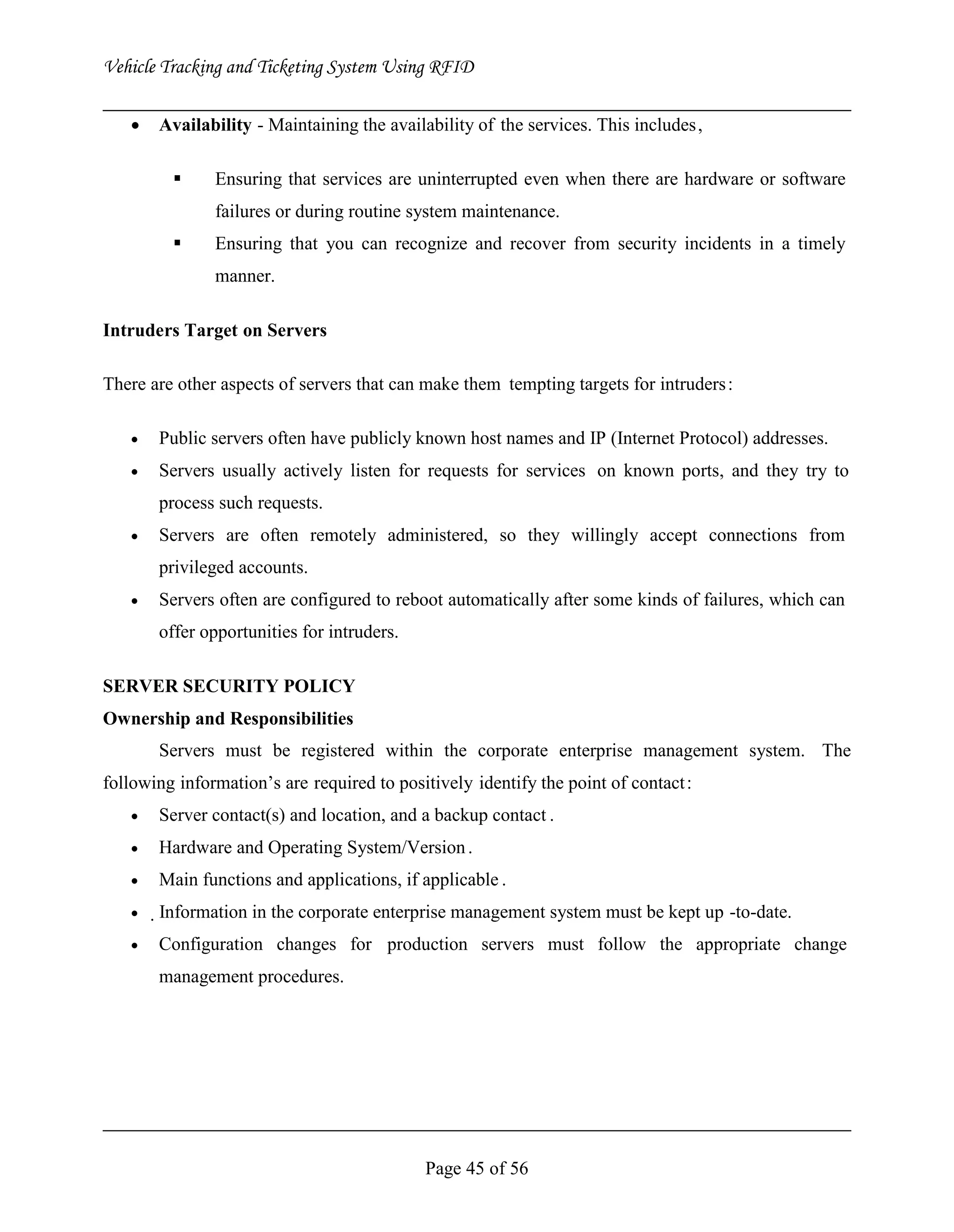 Vehicle Tracking and Ticketing System Using RFID Project (Complete Softcopy)