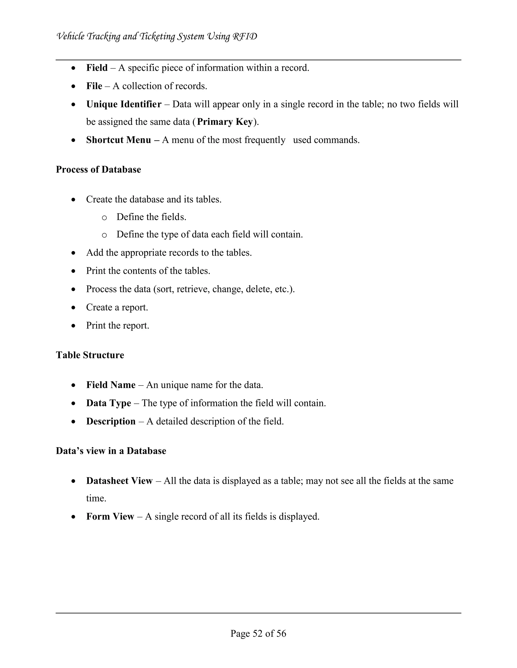 Vehicle Tracking and Ticketing System Using RFID Project (Complete Softcopy)