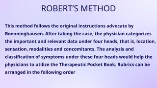 BTPB REPERTORY FOR STUDENTS EASY UNDERSTANDING CONCEPTS | PPTX