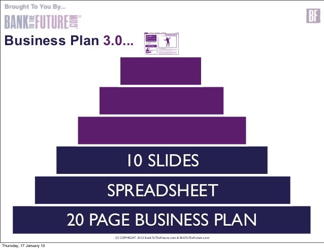 Spreadsheet business plan template