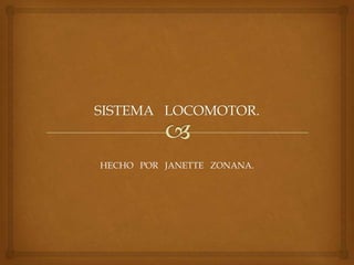 HECHO POR JANETTE ZONANA.
 