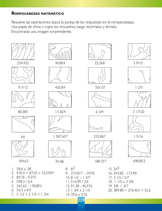 rompecabezas matematicos pdf