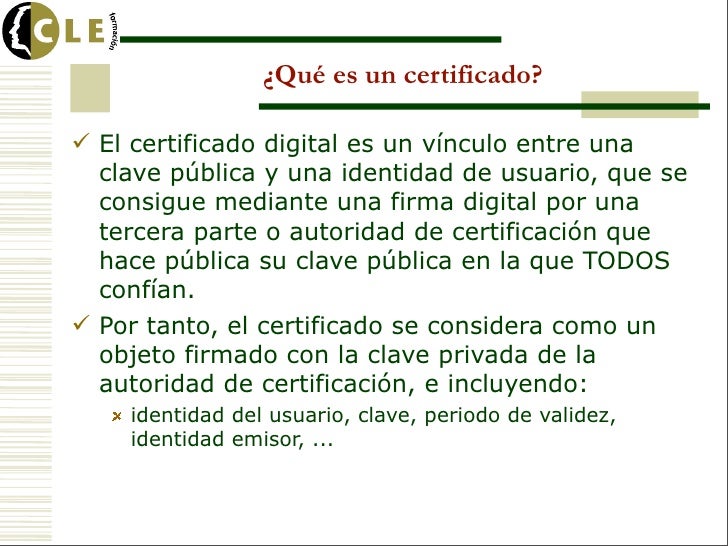 4. certificados digitales