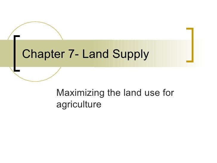 4 Chapter 7 Land Supply