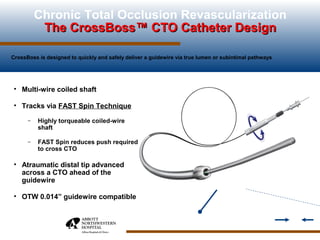 Torqueable Wire Chronic Total Occlusions: The Road Less Traveled | PPT