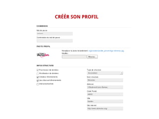 CRÉÉR SON PROFIL
 