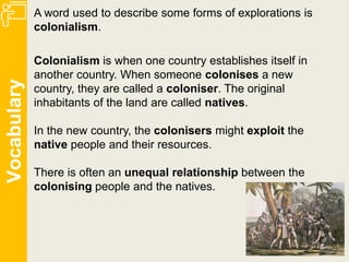 English Mastery - The Tempest lesson 4 - Colonialism | PPTX