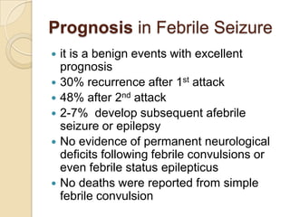 Systemic examinationCVS, Resp., abdominal, CNS :all NADSummaryFA, a 2 years old Malay girl was admitted to SgBuloh Hospital on 24th November 2010 due to 3 episodes of generalized tonic-clonic fits on the day of admission associated with fever for 2 days and vomiting for 2 days prior to admission with no LP done.