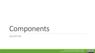 Components of intervers - Multi level inverter | PPTX