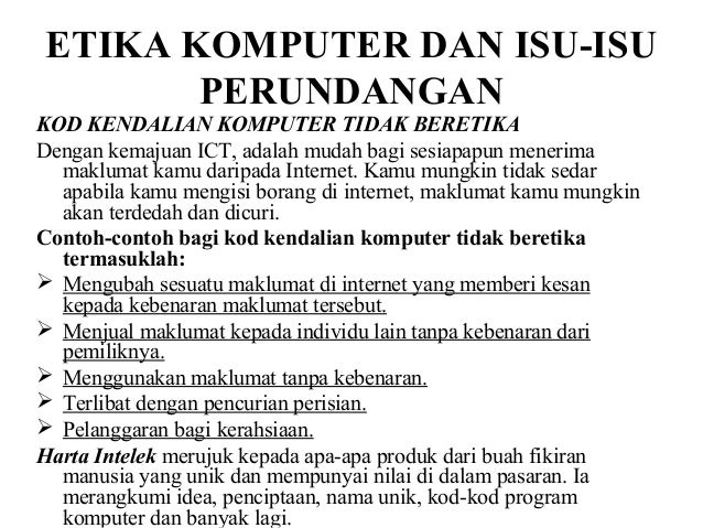 4. computer ethics and legal issues