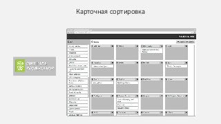 Карточная сортировка
 