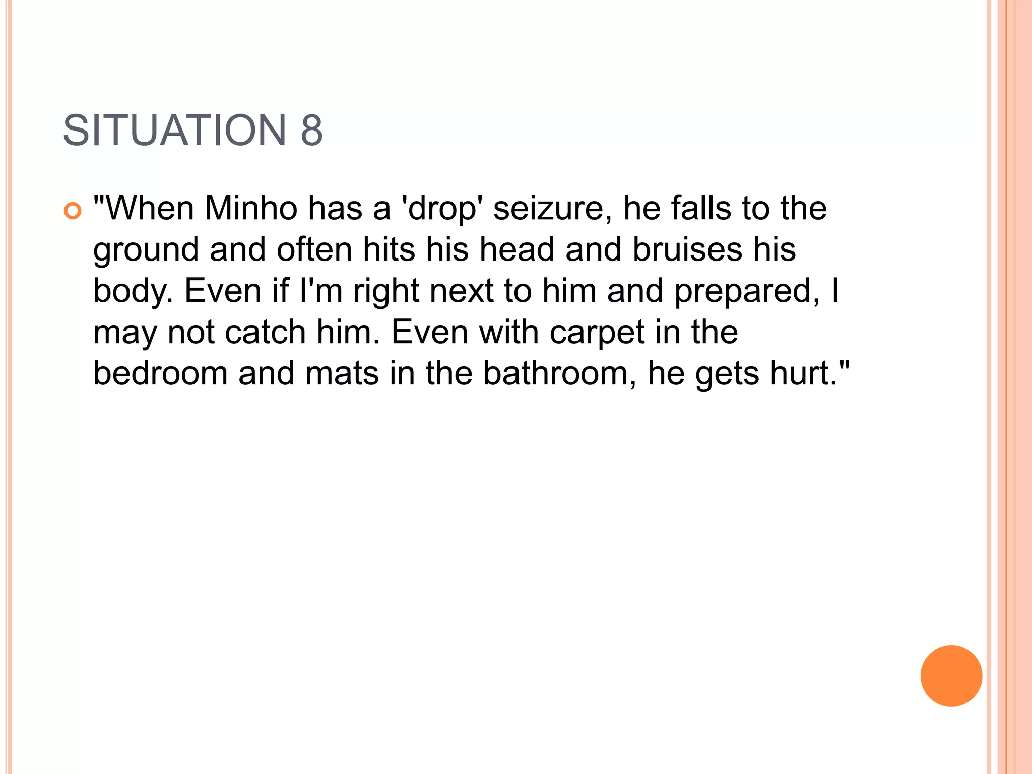 Night terrors            - delirium