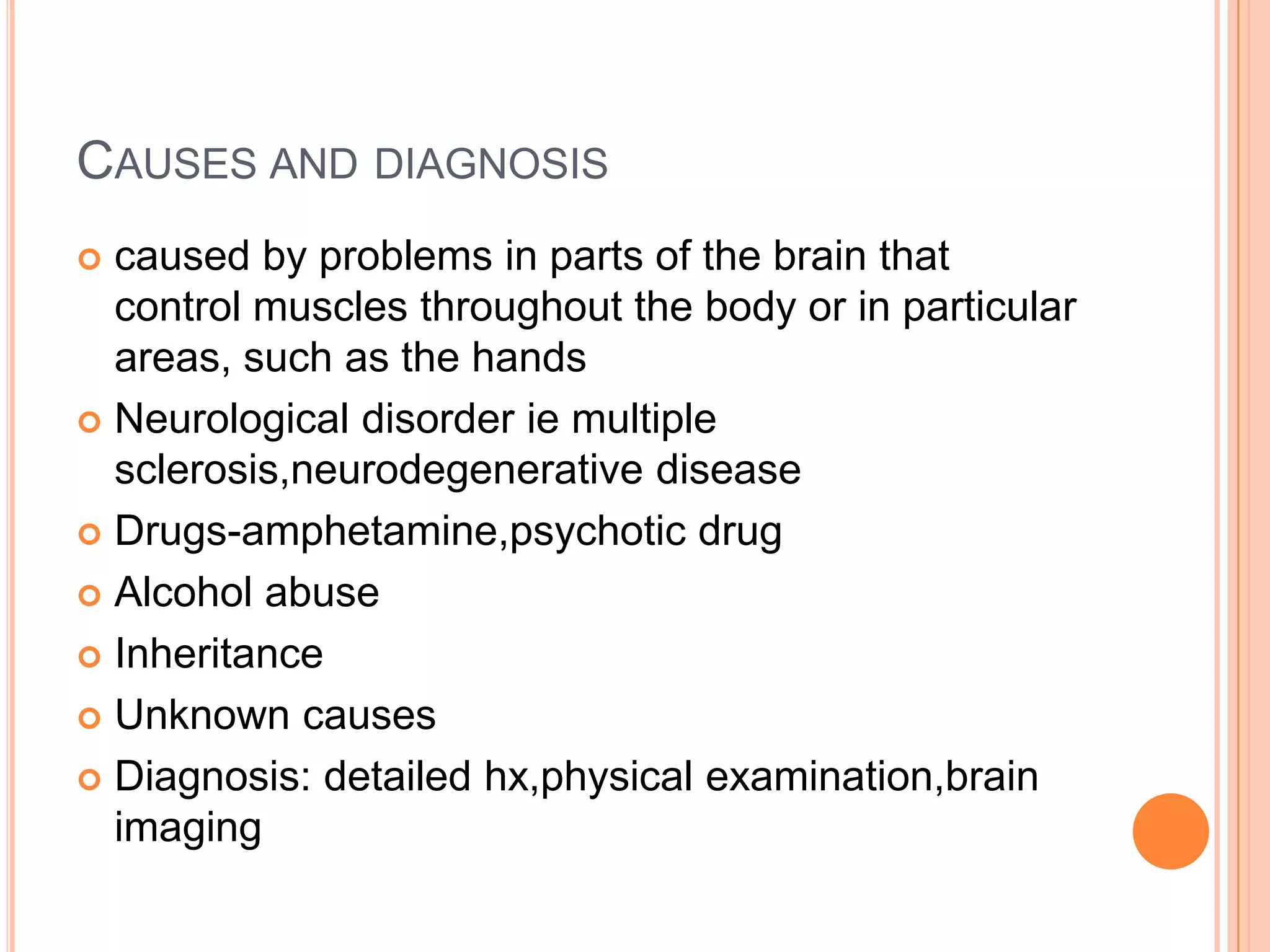 Weakness affecting speech