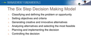 4 creative problem solving and decision making | PPTX