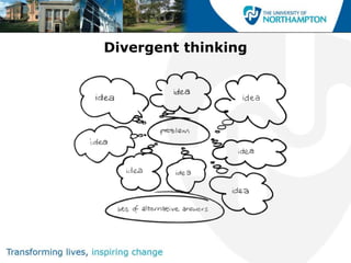 Divergent thinking
 