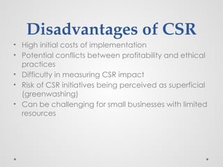 Sustainability and Corporate Social Responsibility (CSR) in Business | PPTX
