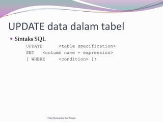 4. data manipulation language (dml) | PPT