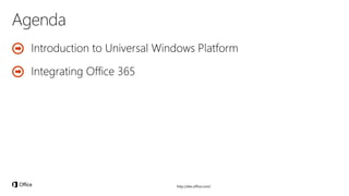 4 - Advanced Windows 10 development with the Microsoft Graph | PPT