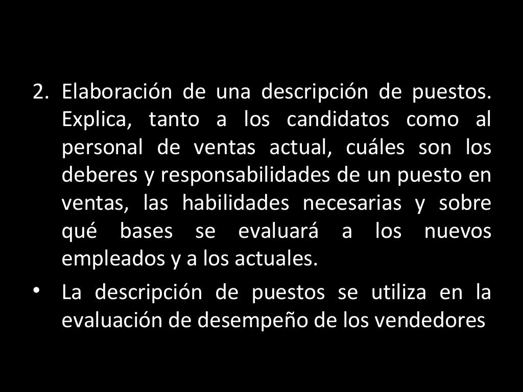 desarrollo de la fuerza de ventas