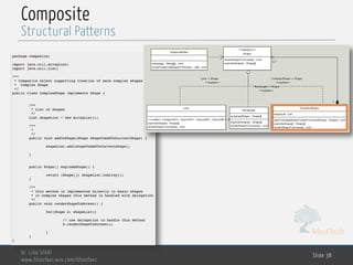 MedTech
Composite
Dr. Lilia SFAXI
www.liliasfaxi.wix.com/liliasfaxi
Slide 38
Structural Patterns
 