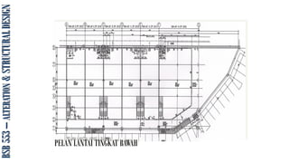 BSB
553
–
ALTERATION
&
STRUCTURAL
DESIGN
PELAN LANTAI TINGKAT BAWAH
 