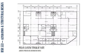 BSB
553
–
ALTERATION
&
STRUCTURAL
DESIGN
PELAN LANTAI TINGKAT SATU
JABATAN PERANCANG BANDAR DAN DESA
 