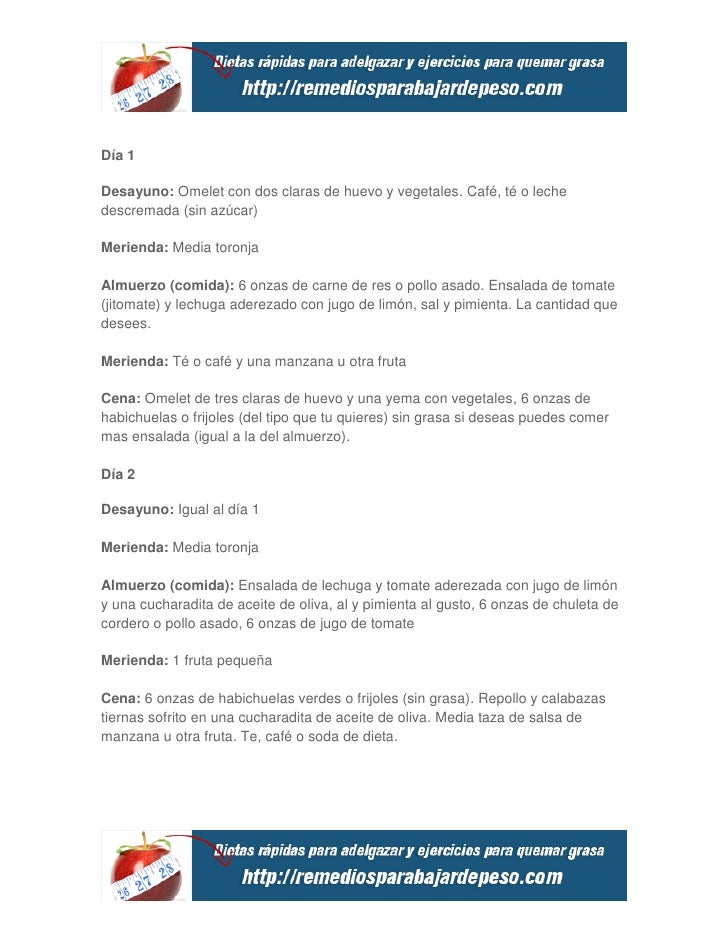 como hacer para bajar de peso en un dia Los como hacer para bajar de peso en un dia