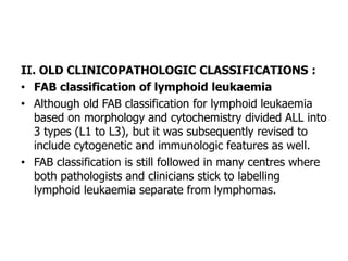 Diseases of white blood cells, lymph nodes, spleen, and thymus | PPTX