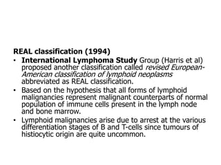 Diseases of white blood cells, lymph nodes, spleen, and thymus | PPTX