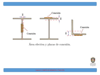 Capitulo IV: DISEÑO DE MIEMBROS A TRACCIÓN
 