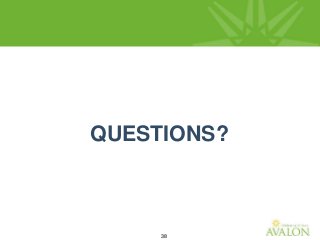 38
QUESTIONS?
 