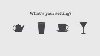 What’s your setting?
 